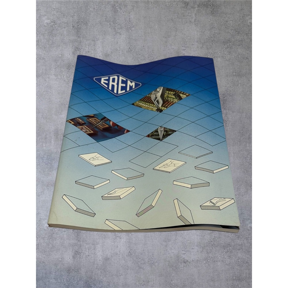 Vintage Erem Tool Catalog 1983 Eremital Precista Excelta Blue Swiss Made